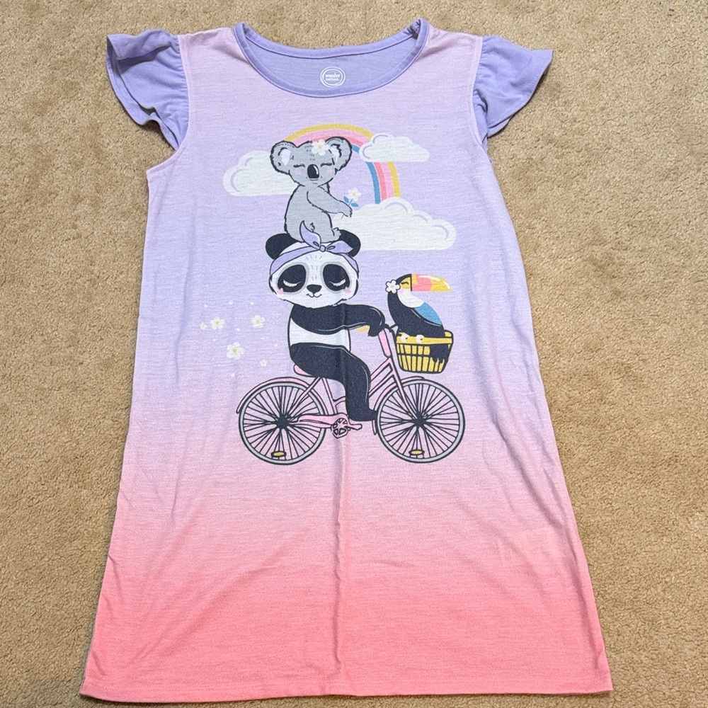Koala and Panda Kids Pajama Nightgown